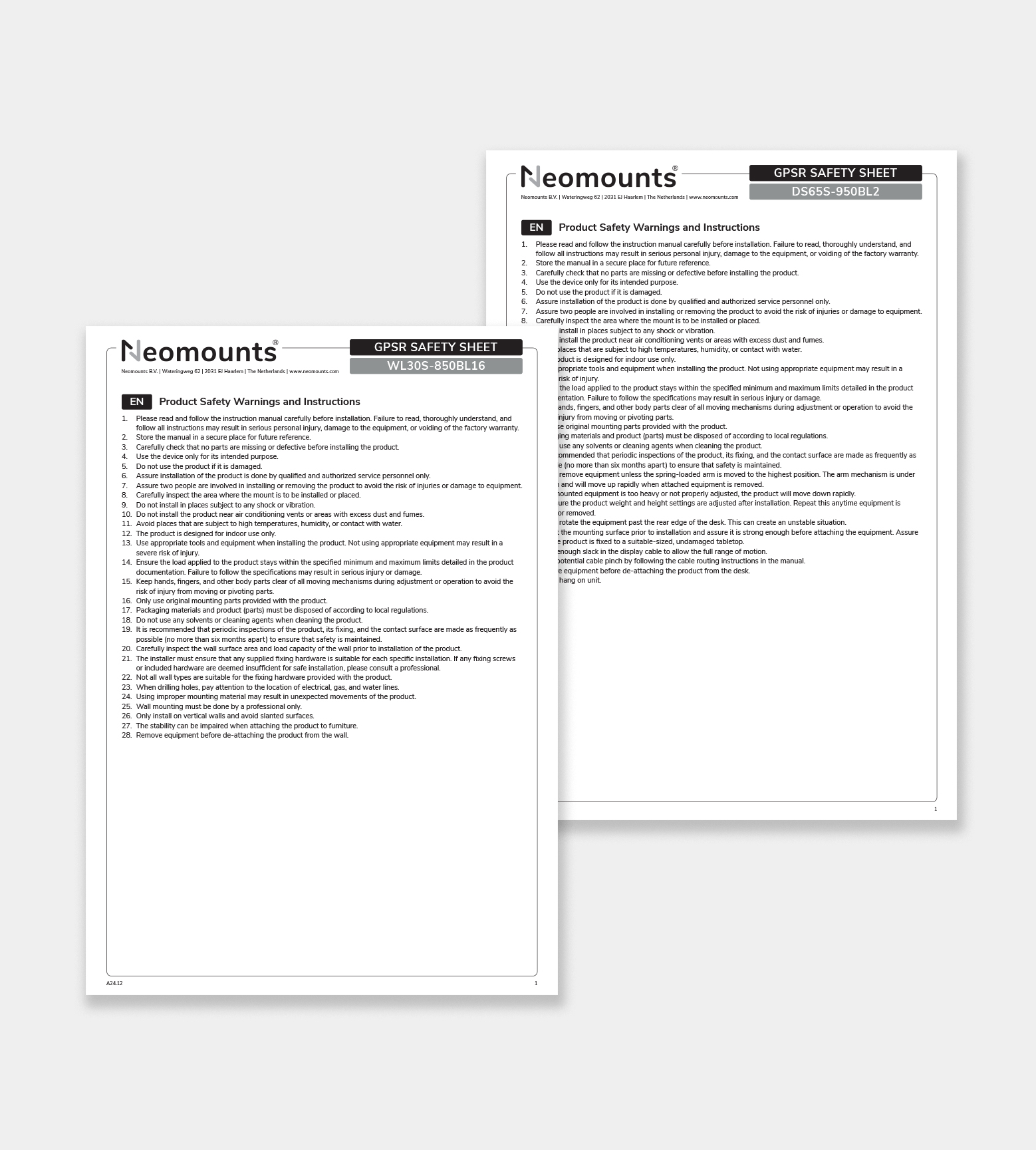 Safety sheets