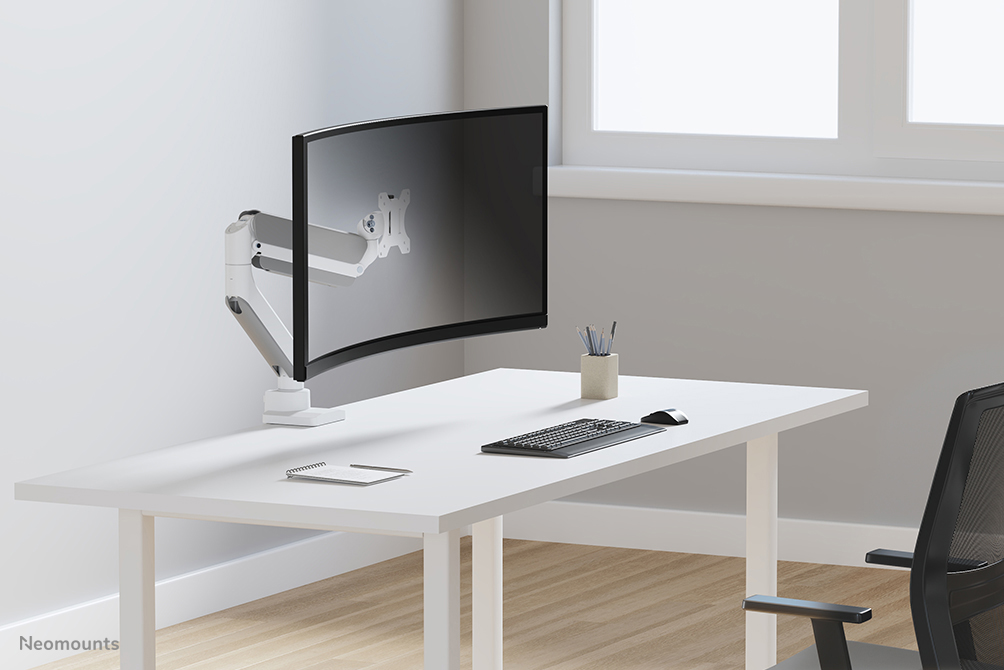 Neomounts desk monitor arm for curved ultra-wide screens