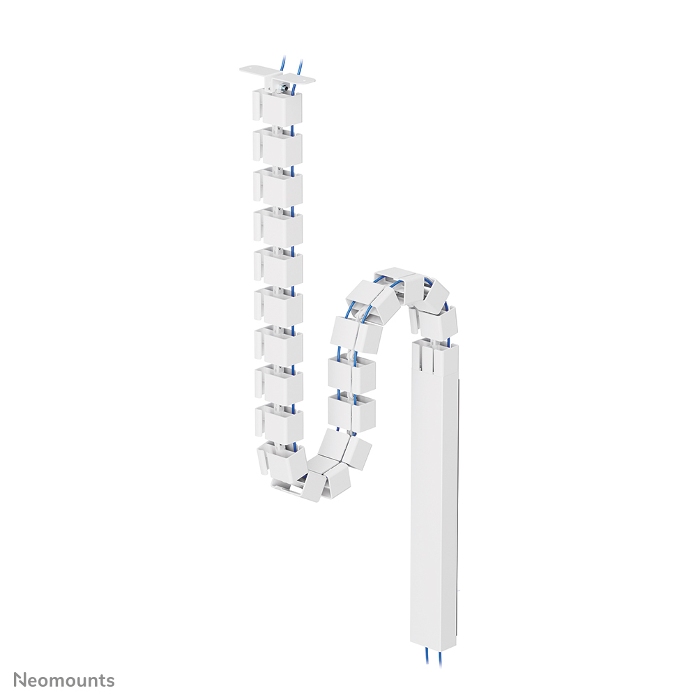 Neomounts ADS06-133WH Cable spine - modular vertebrae - screw-mounted - magnetic cable cover - universal - white