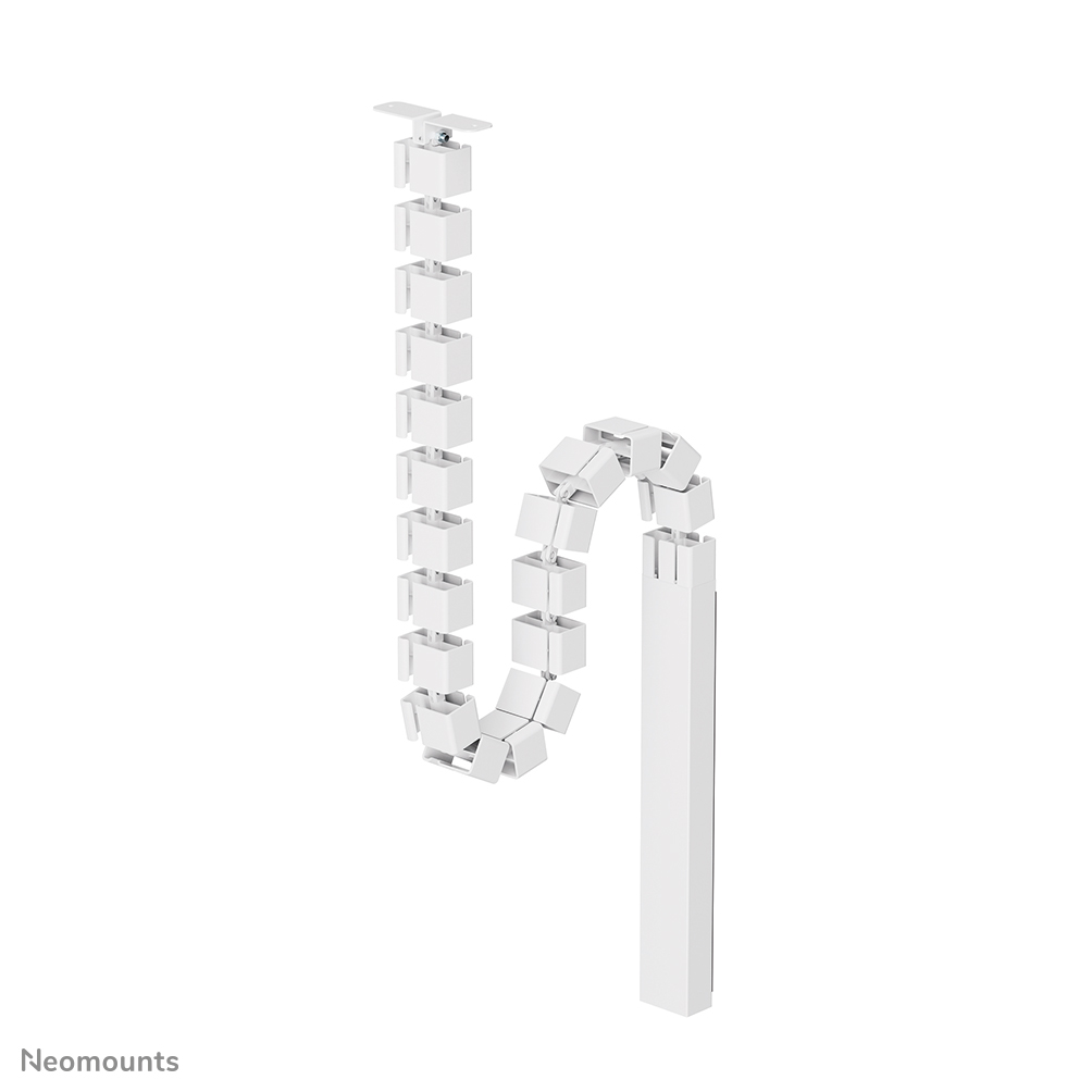 Neomounts ADS06-133WH Cable spine - modular vertebrae - screw-mounted - magnetic cable cover - universal - white