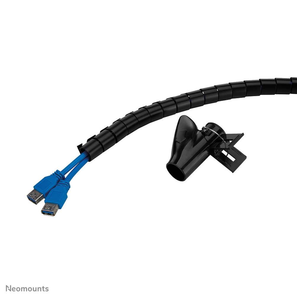 Neomounts ADS06-141BL Cable sleeve - for 1-4 cables - 20 mm - universal - black