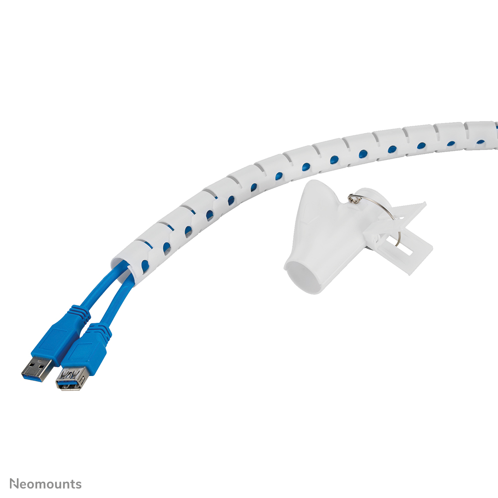 Neomounts ADS06-141WH Cable sleeve - for 1-4 cables - 20 mm - universal - white