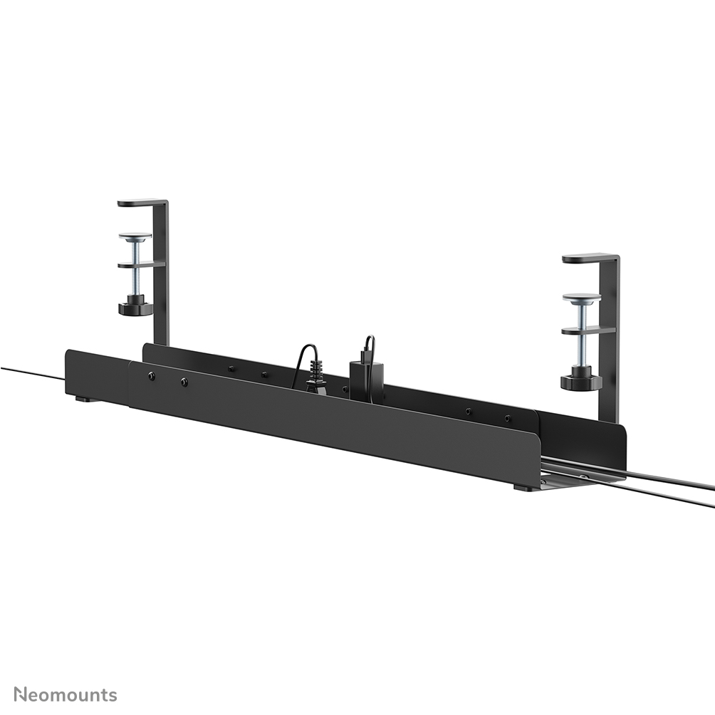 Neomounts ADS07-120BL Cable management tray - max 5 kg - clamp-on design - universal - black