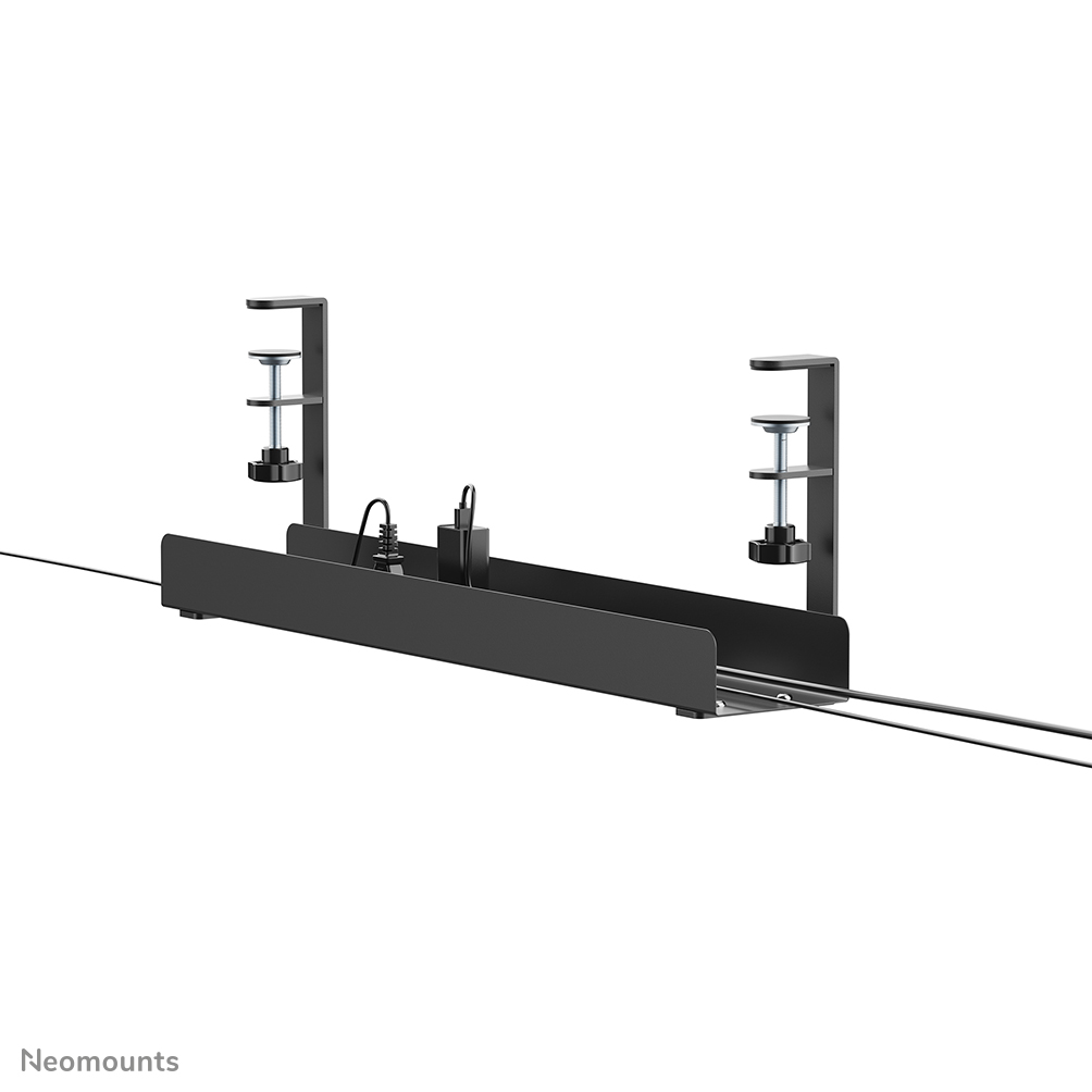 Neomounts ADS07-121BL Cable management tray - max 5 kg - clamp-on design - universal - black