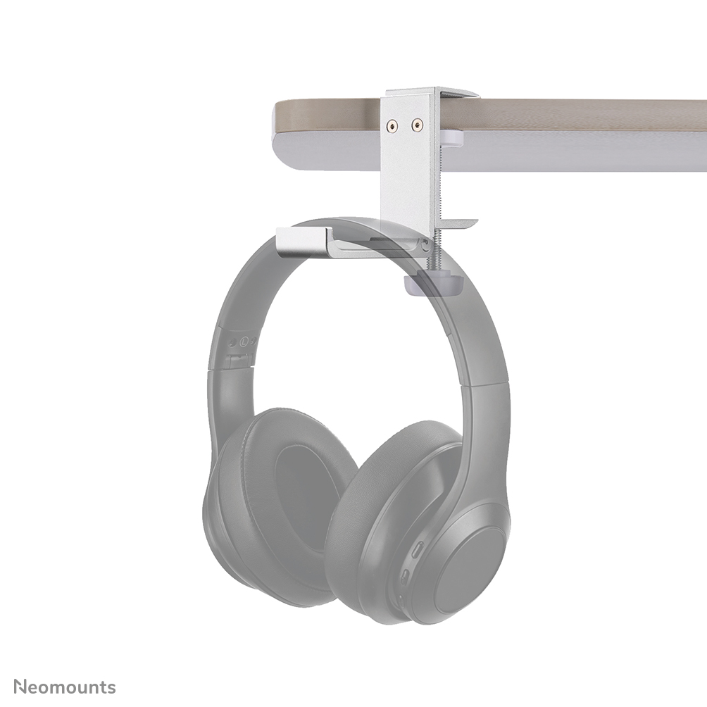 Neomounts ADS11-171SL Headset holder - clamp-on design - universal - silver
