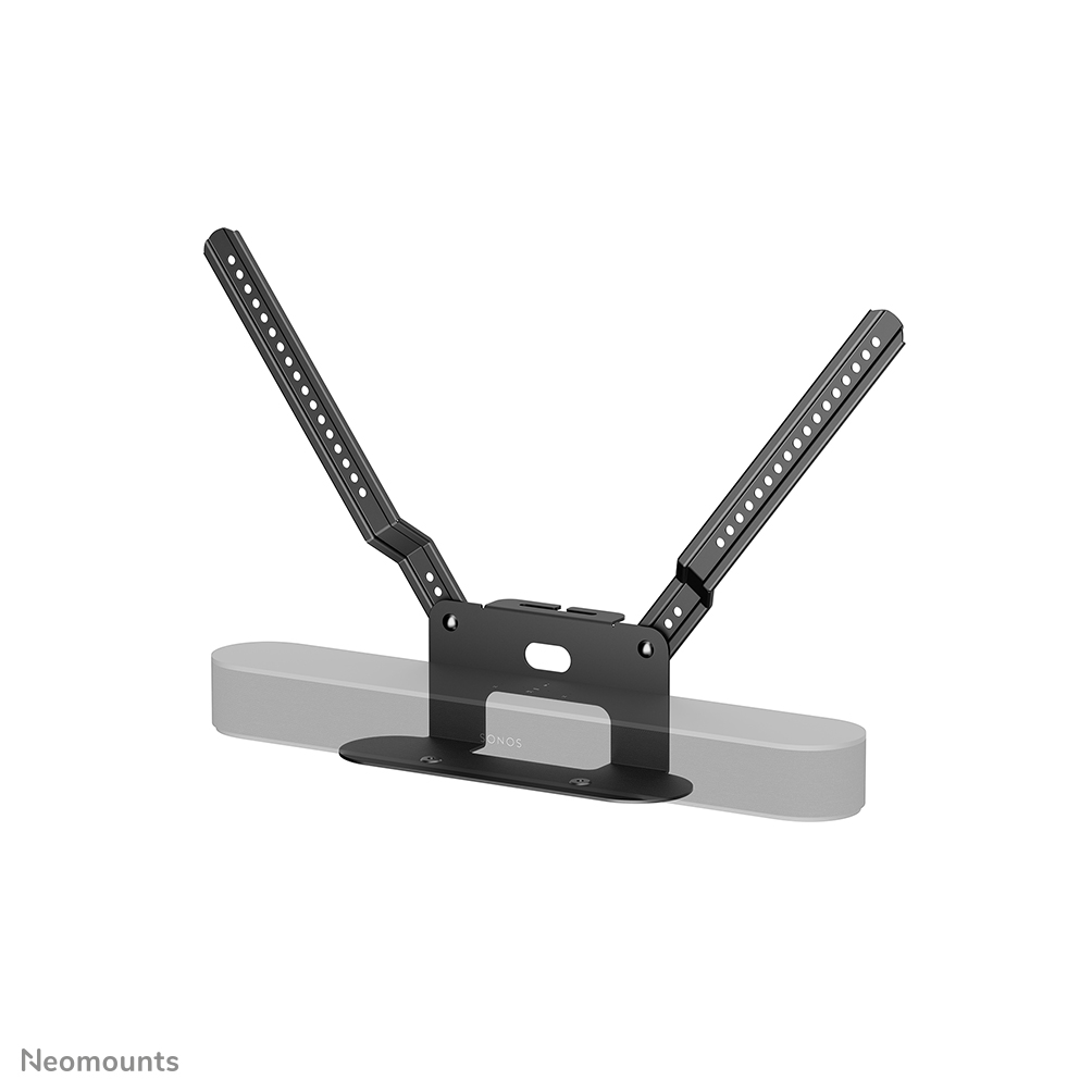 Neomounts AV35-726BL1 TV mount for Sonos Beam - easy installation - TV-attached design - black