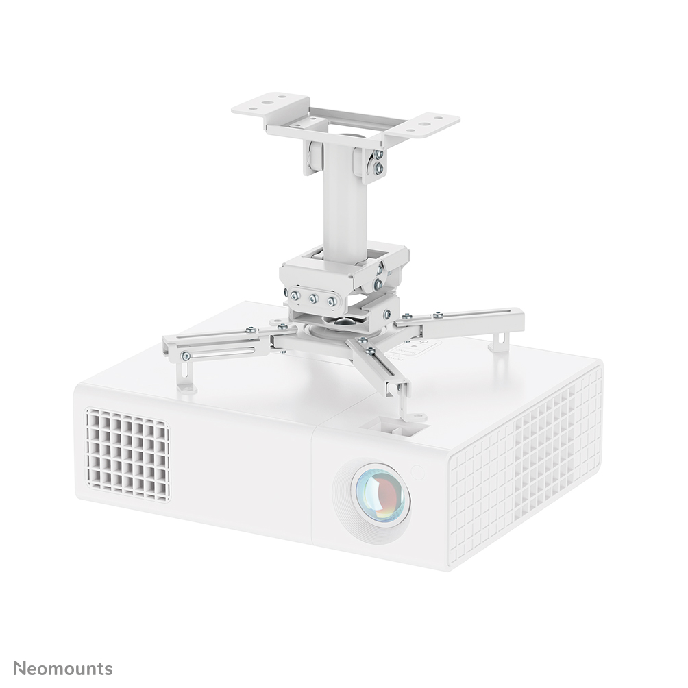 Neomounts CL25-530WH1 Beamer ceiling mount - max 45 kg - h 25,5 cm - Easy Install-model - full motion - white