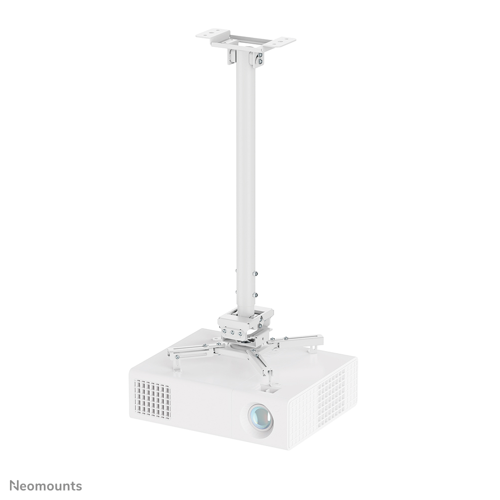 Neomounts CL25-550WH1 Beamer ceiling mount - max 35 kg - h 74,5-114,5 cm - Easy Install-model - full motion - white