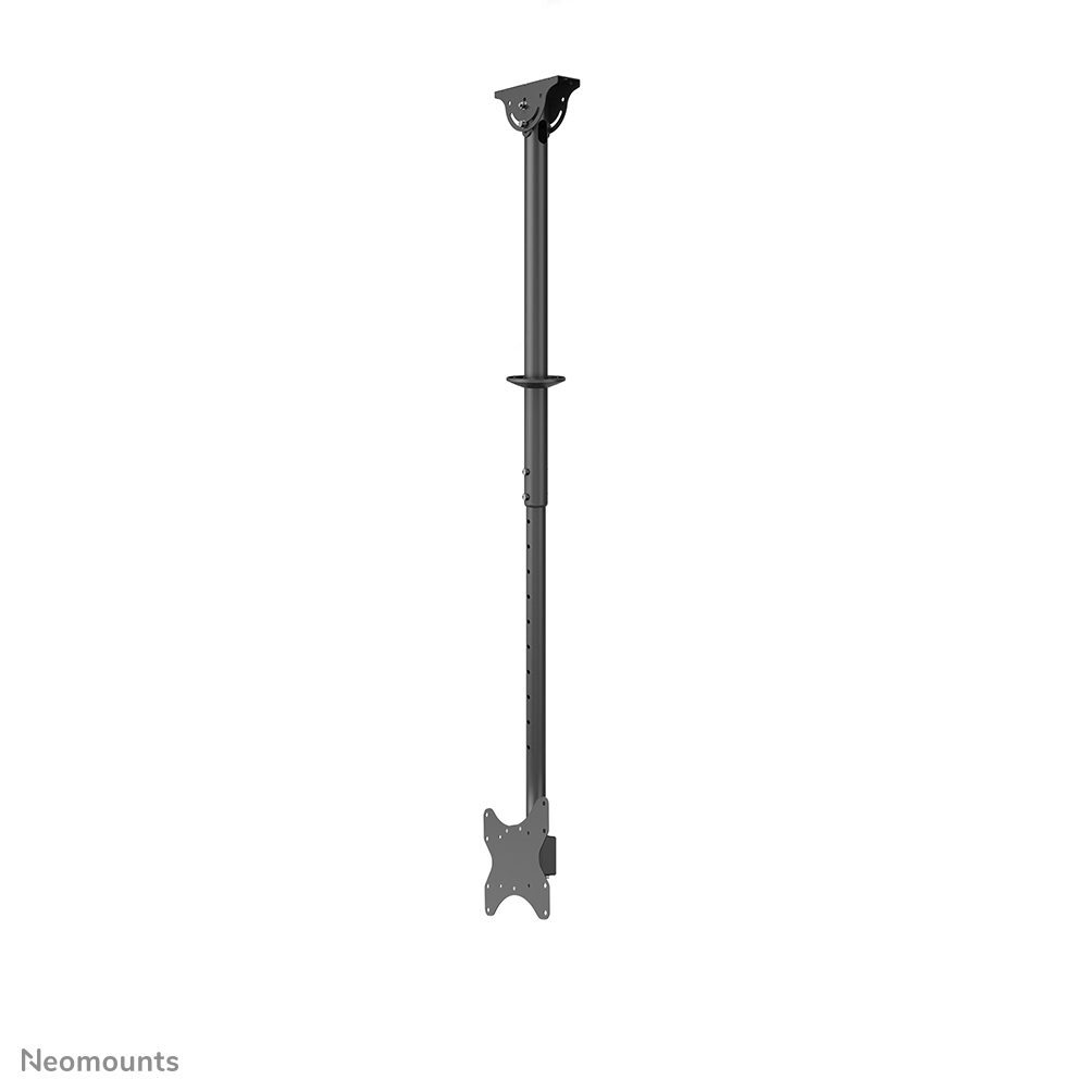 Neomounts CL35-340BL12 Monitor/TV mount ceiling 1 screen - 23-42" - max 50 kg - VESA 100x100-200x200 - h 106-156 cm - black