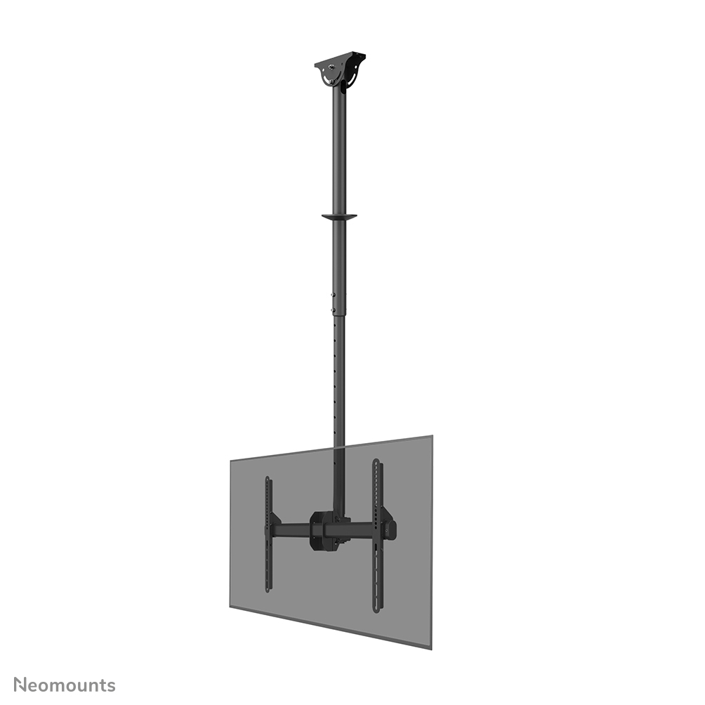 Neomounts CL35-440BL16L Monitor/TV mount ceiling 1 screen - 37-70" - max 50 kg - VESA 200x200-600x400 - h 106-156 cm - black