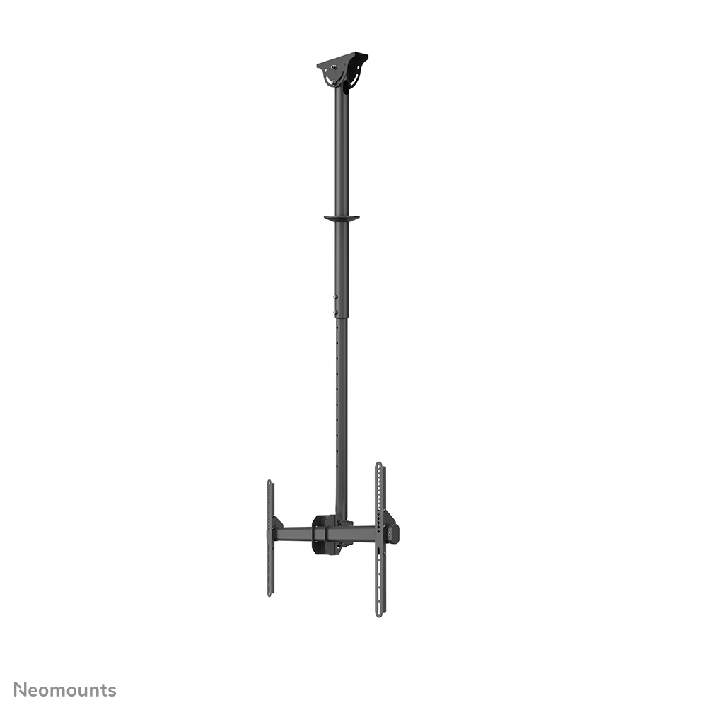 Neomounts CL35-440BL16L Monitor/TV mount ceiling 1 screen - 37-70" - max 50 kg - VESA 200x200-600x400 - h 106-156 cm - black