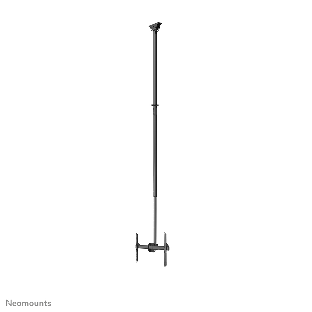 Neomounts CL35-440BL16XL Monitor/TV mount ceiling 1 screen - 37-70" - max 50 kg - VESA 200x200-600x400 - h 250-300 cm - black