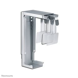 Neomounts by Newstar Under Desk & On-Wall PC Mount (Suitable PC Dimensions -Height: 30-53 cm / Width: 8-22 cm) - Silver