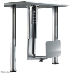 Neomounts by Newstar Under Desk PC Mount (Suitable PC Dimensions -Height: 39-54 cm / Width: 13-23 cm) - Silver