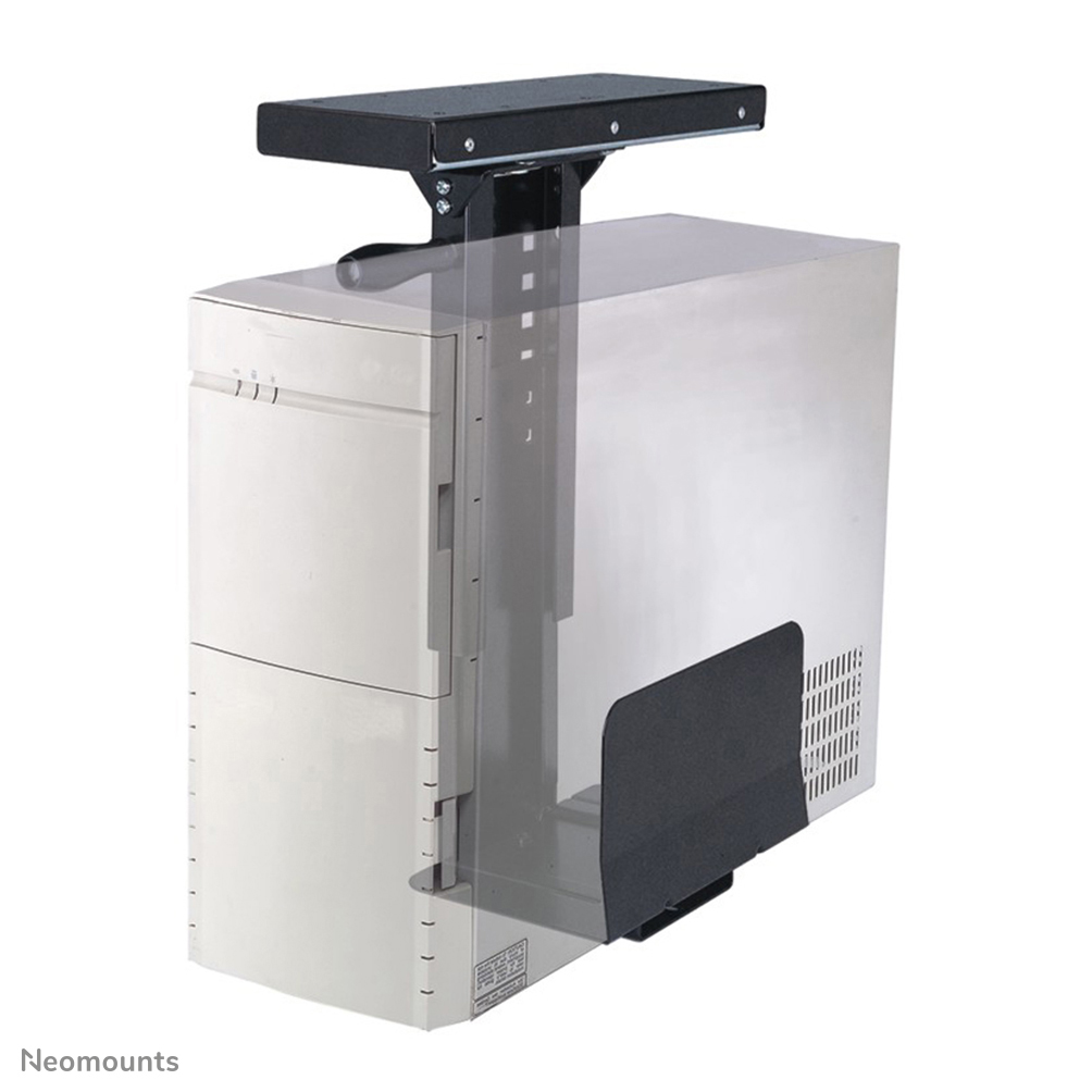 Neomounts CPU-D250BLACK CPU/PC holder - max 30 kg - 180° rotatable - h 39-54 cm - w 13-23 cm - universal - black