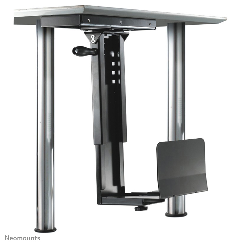 Neomounts CPU-D250BLACK CPU/PC holder - max 30 kg - 180° rotatable - h 39-54 cm - w 13-23 cm - universal - black