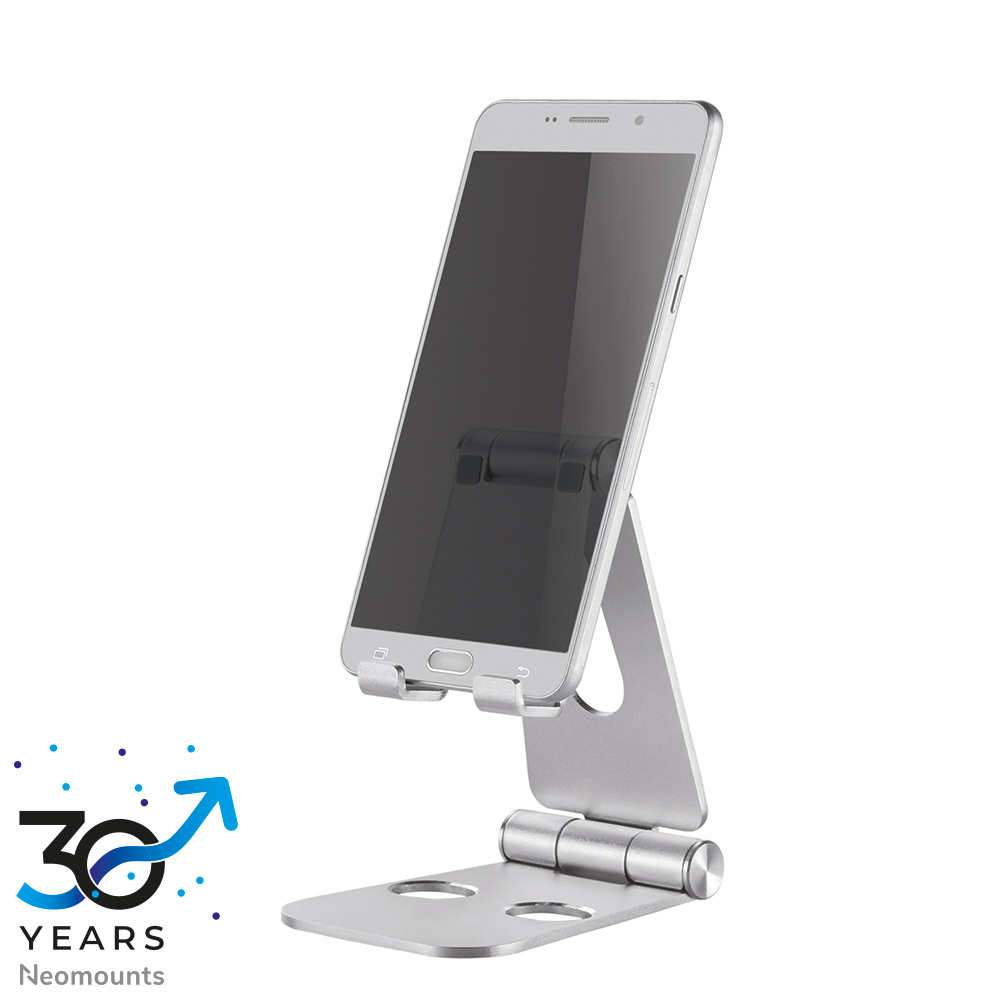 Neomounts DS10-160SL1 Phone stand up to 7" - foldable - universal - silver