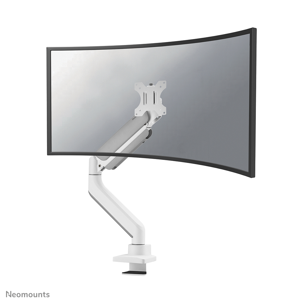 Neomounts DS70PLUS-450WH1 full motion monitor arm desk mount for 17-49" curved ultra-wide screens - White