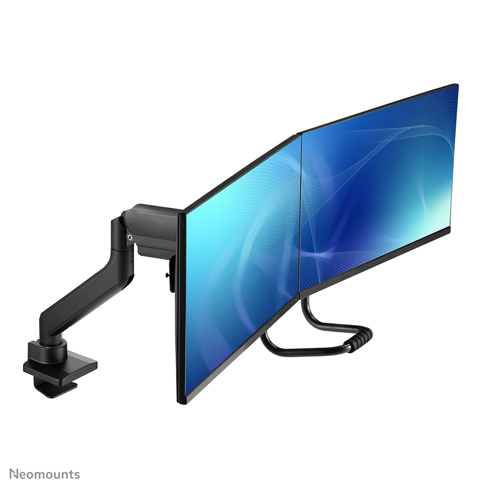 Neomounts Monitor-Halterung DS75-450BL2 schwarz für 2 Monitore, Tischklemme  ++ büroplus