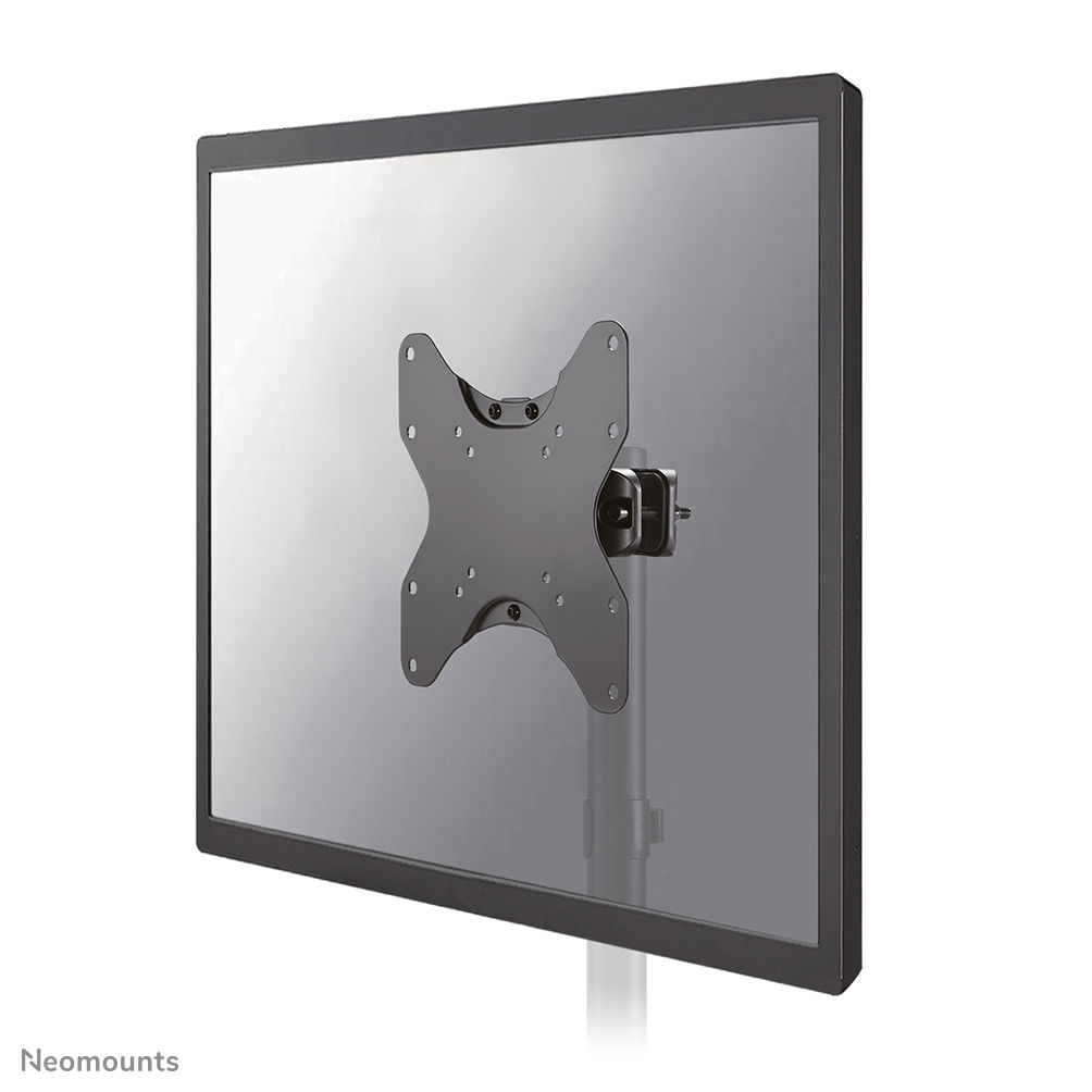 Neomounts FL40-430BL12 TV pole mount - 23-42" - max 25 kg - VESA 75x75-200x200 - suitable for Ø 28-50 mm - level adjustment - black