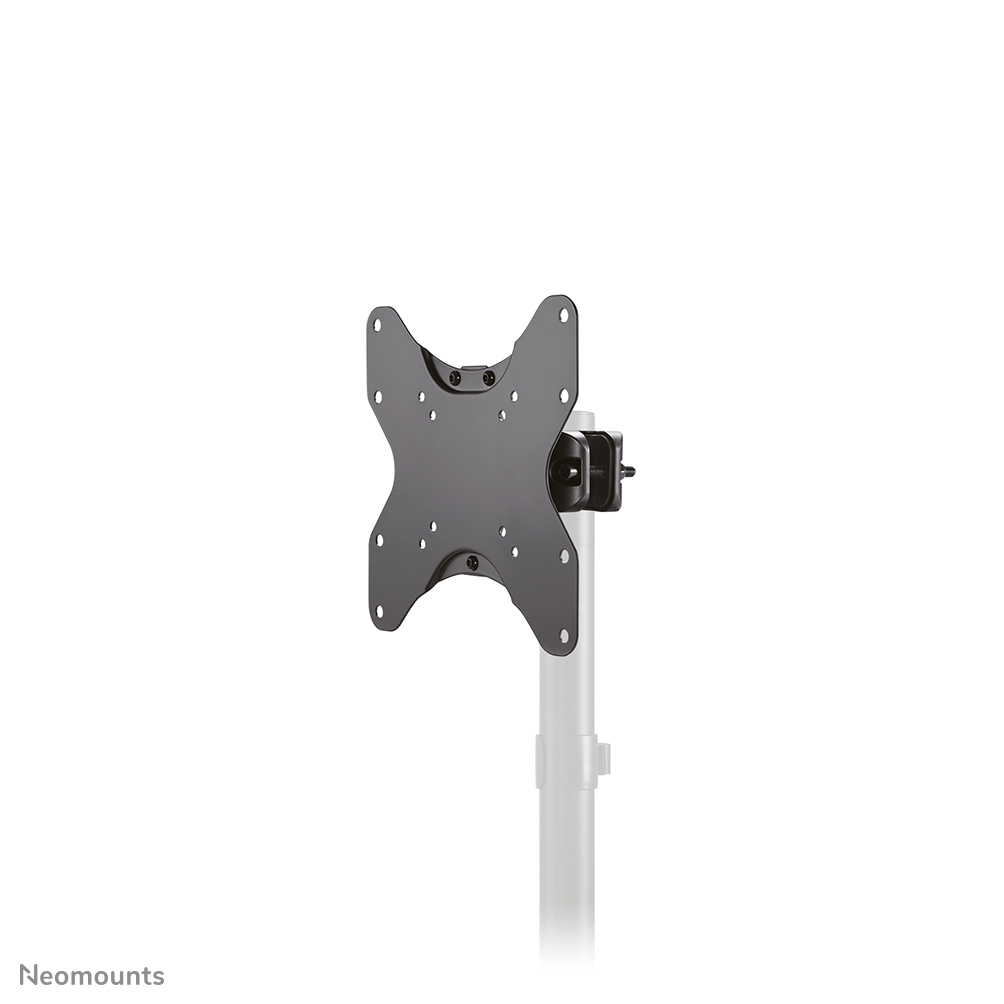 Neomounts FL40-430BL12 TV pole mount - 23-42" - max 25 kg - VESA 75x75-200x200 - suitable for Ø 28-50 mm - level adjustment - black