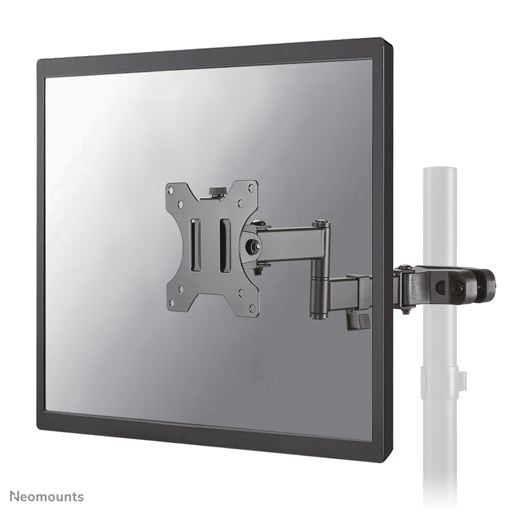Neomounts FL40-450BL11 TV pole mount - 17-32" - max 8 kg - VESA 75x75-100x100 - suitable for Ø 28-60 mm - full motion - black