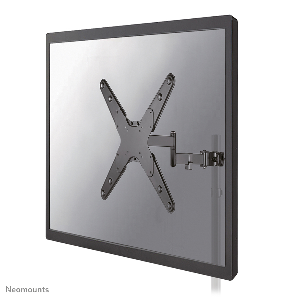 Neomounts FL40-450BL14 TV pole mount - 32-55" - max 25 kg - VESA 75x75-400x400 - suitable for Ø 28-50 mm - level adjustment - full motion - black