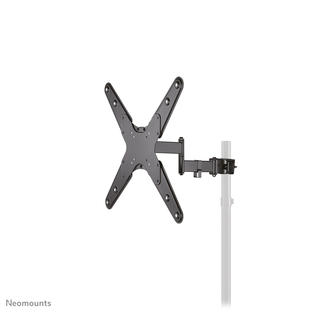 Neomounts FL40-450BL14 TV pole mount - 32-55" - max 25 kg - VESA 75x75-400x400 - suitable for Ø 28-50 mm - level adjustment - full motion - black