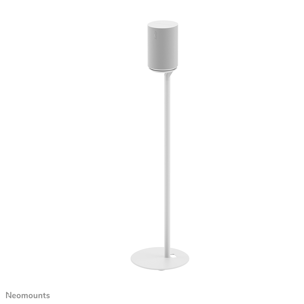 Neomounts FL45-721WH1 Speaker stand for Sonos Era 100 - 85 cm height - floor plate 25 cm - cable management - white