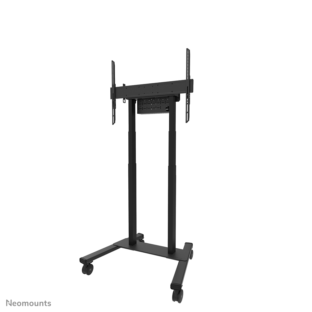Neomounts MOVE Lift FL55-875BL1 TV trolley - 55-100" - max 110 kg - motorised h 111,3-176,3 cm (35mm/sec) - VESA 100x100-800x600 - lockable (excl. lock) - TÜV certified - video bar kit optionally available - black