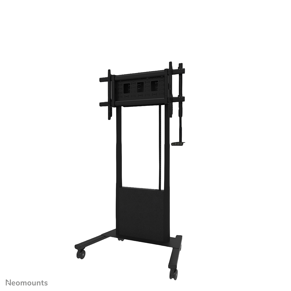 Neomounts MOVE Lift X FL55-885BL1 TV Trolley - 65-105" - max 120 kg - motorised height adjustment 125,4-235,4 cm - 50mm/sec - VESA 200x200-1000x600 - lockable - black