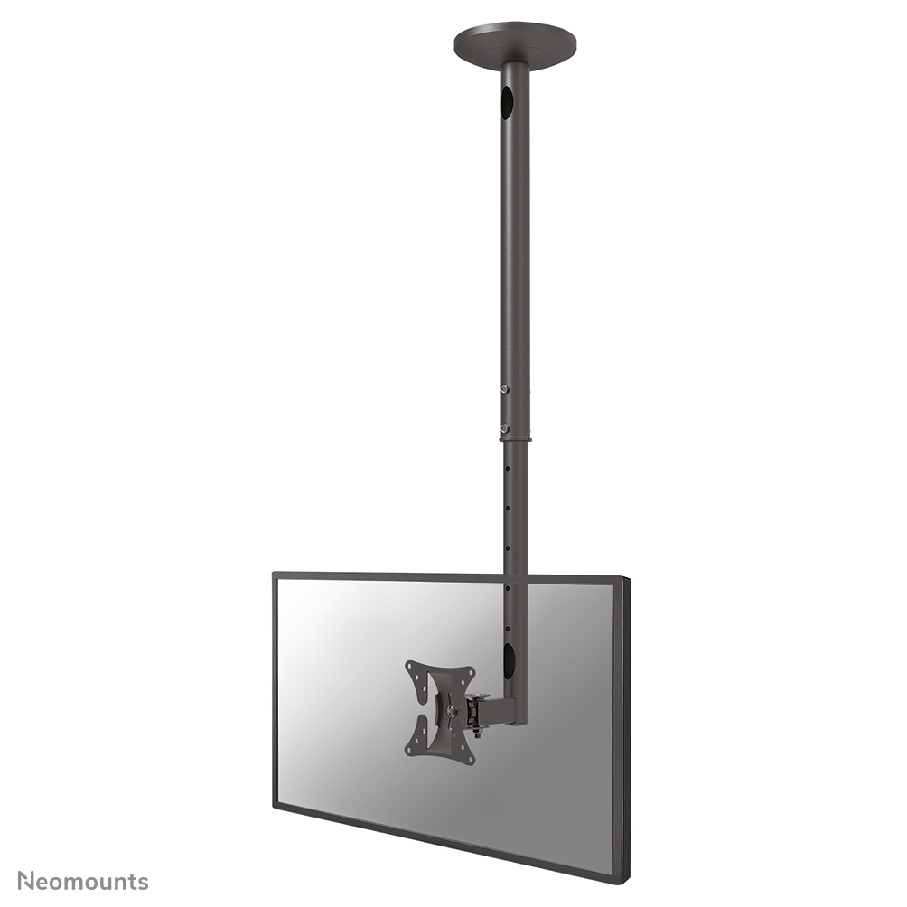Neomounts FPMA-C050BLACK Monitor/TV mount ceiling 1 screen - 10-30" - max 20 kg - VESA 50x50-100x100 - h 60-85 cm - black
