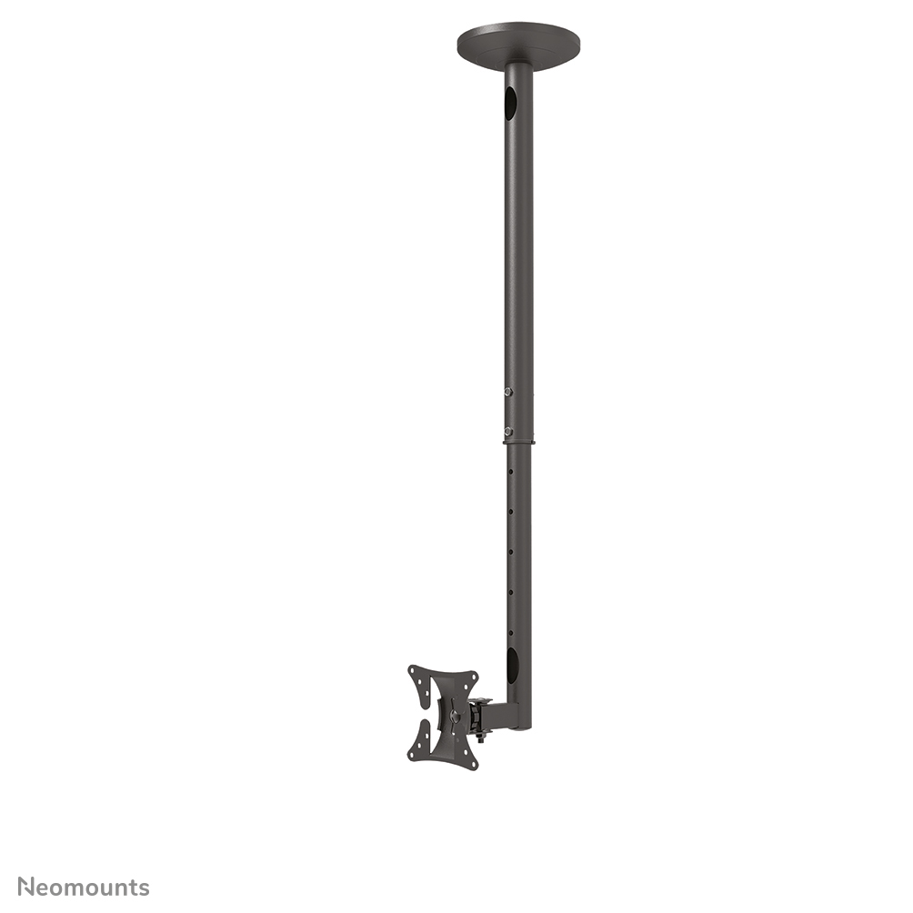Neomounts FPMA-C050BLACK Monitor/TV mount ceiling 1 screen - 10-30" - max 20 kg - VESA 50x50-100x100 - h 60-85 cm - black