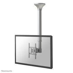 Neomounts TV/Monitor Ceiling Mount for 10"-40" Screen, Height Adjustable - Silver							