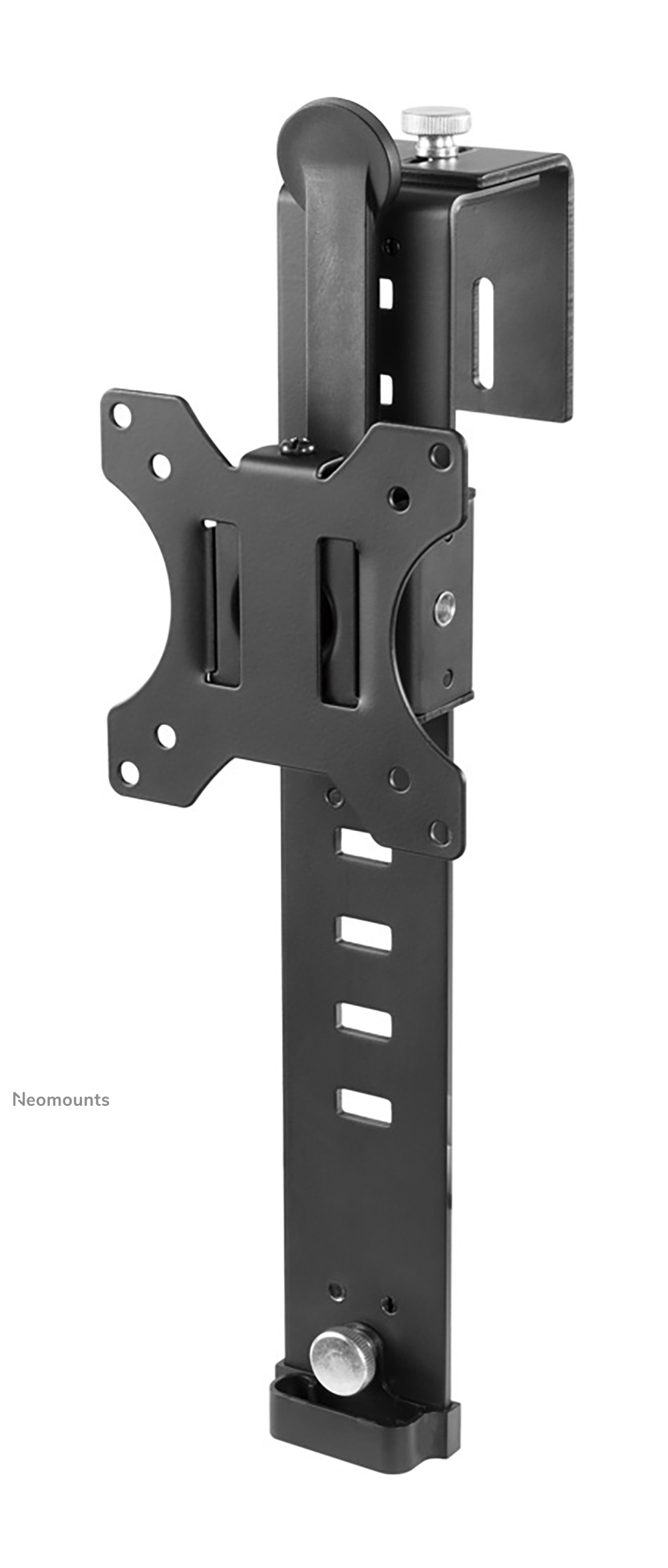 Neomounts FPMA-CH100BLACK Single monitor arm - 10-30" - 0-8 kg - VESA 75x75-100x100 - for separation wall - rotatable - black