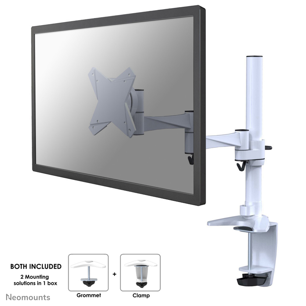 Neomounts FPMA-D1330WHITE Single monitor arm - 10-30" - 0-9 kg - white