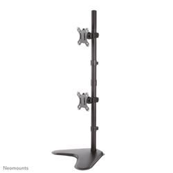 Neomounts Full Motion Dual Monitor Arm Desk Mount (desk stand) for two 10-32" Monitor Screens - Black