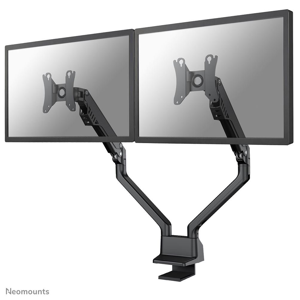 Neomounts by Newstar Full Motion Monitor Arm Desk Mount (clamp & grommet) for 10-32" Monitor Screen, Height Adjustable (gas spring) - Black									