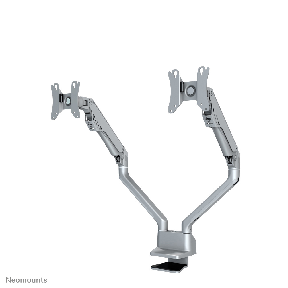 Neomounts FPMA-D750DSILVER Dual monitor arm - 10-32" - 2-8 kg/screen - gas spring - Topfix - silver