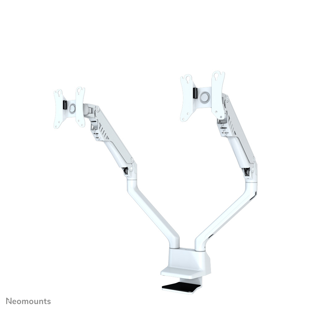 Neomounts FPMA-D750DWHITE Dual monitor arm - 10-32" - 2-8 kg/screen - gas spring - Topfix - white