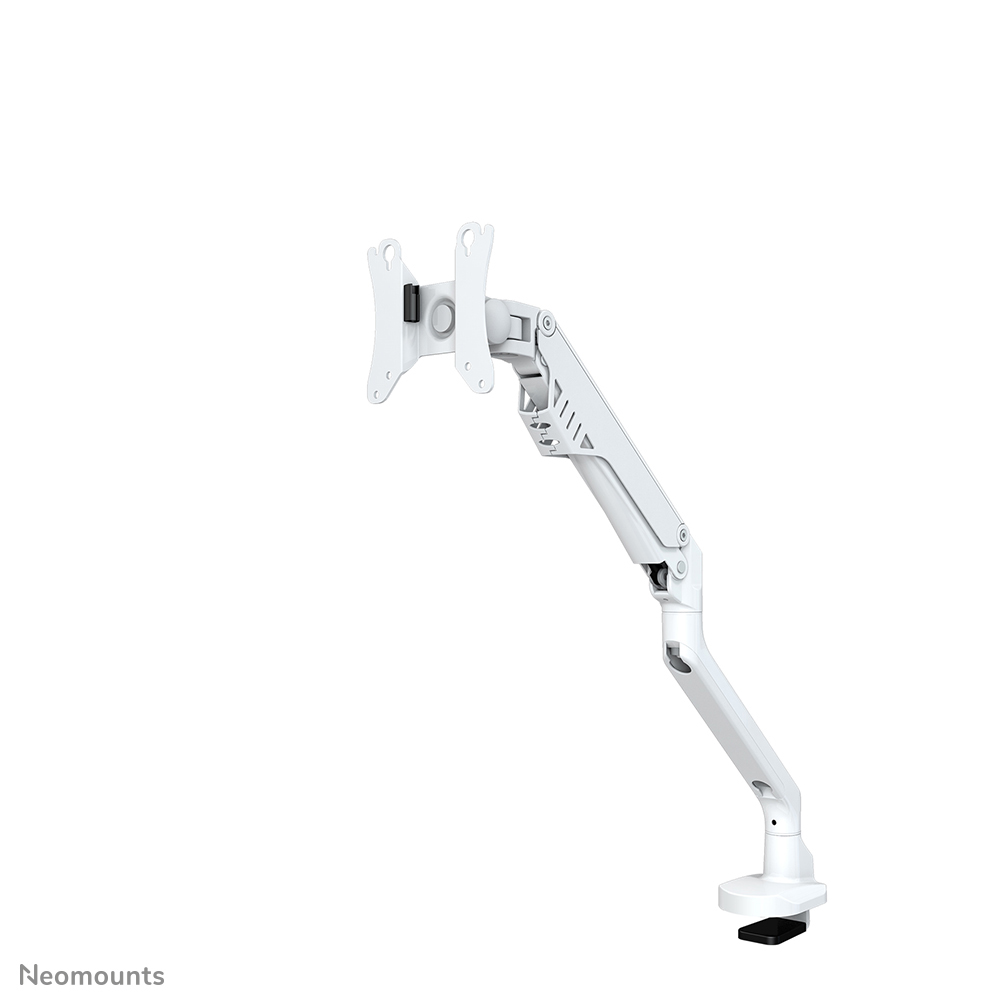 Neomounts by Newstar Full Motion Monitor Arm Desk Mount (clamp & grommet) for 10-32" Monitor Screen, Height Adjustable (gas spring) - White									