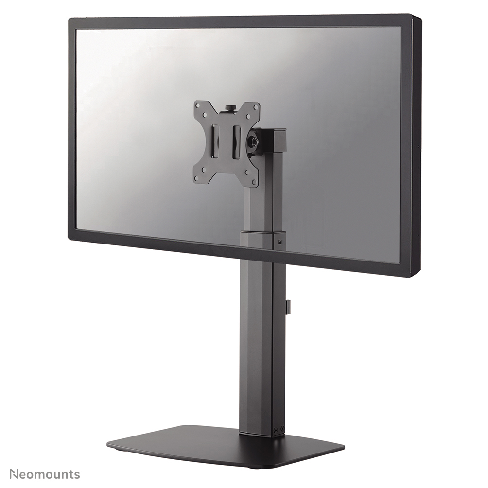 Neomounts Stylish Tilt/Turn/Rotate Desk Stand for 10-32" Monitor Screen, Height Adjustable - Black								