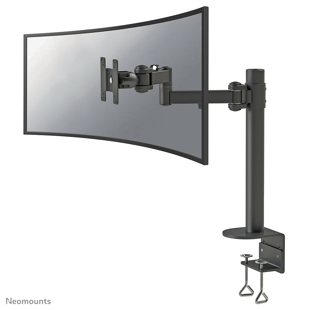 Neomounts FPMA-D960BLACKPLUS Single monitor arm - 10-49" - 0-20 kg (curved 18 kg) - black