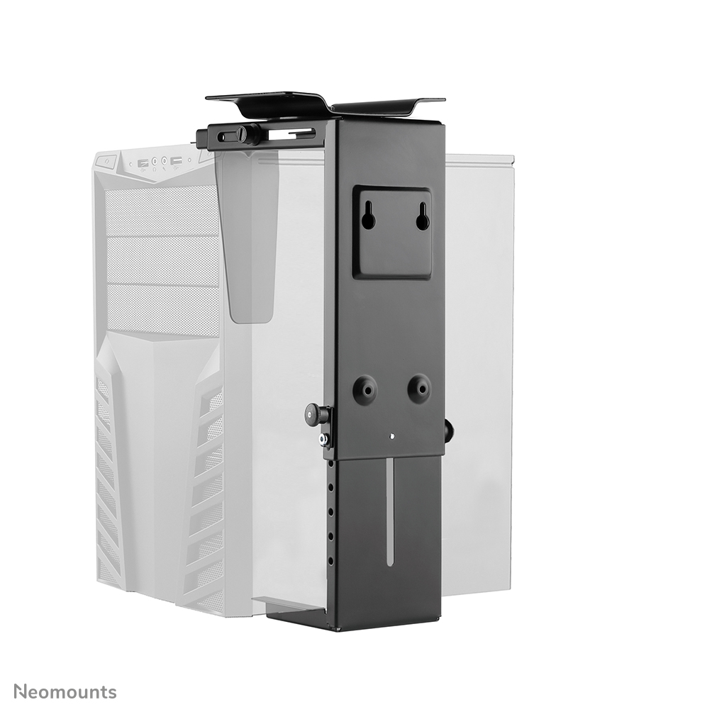 Neomounts NM-CPU100BLACK CPU/PC holder - max 10 kg - 360° rotatable - h 30-53 cm - w 9-20 cm - universal - black