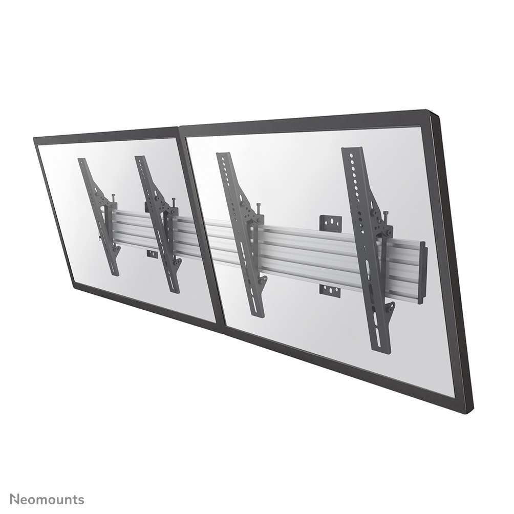 Neomounts Pro Menuboard Wall mount for two 32"-55"/65" Screens - Black
