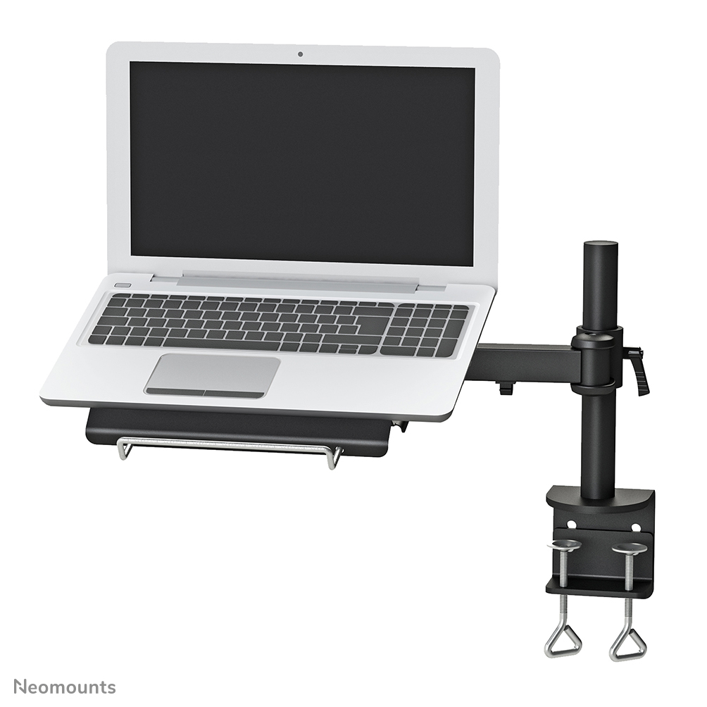 Neomounts NOTEBOOK-D100 Laptop holder monitor arm - 10-22" - 0-10 kg - h 0-26 cm - black