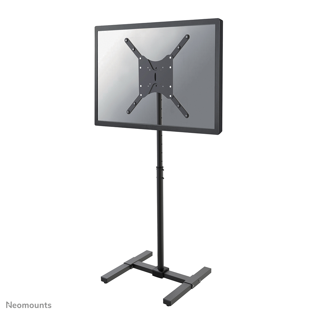 Neomounts NS-FS100BLACK Floor stand - 10-55" - max 20 kg - h 75-124 cm - VESA 75x75-400x400 - black