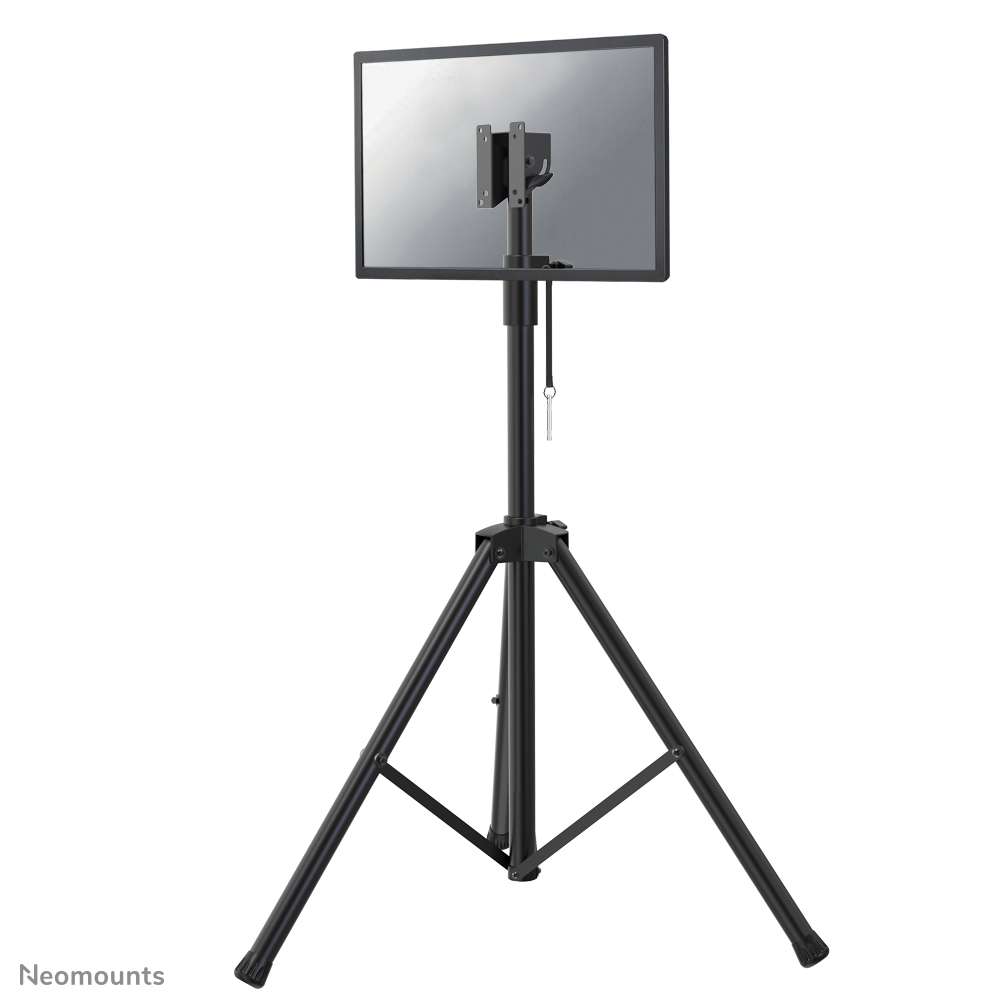 Neomounts NS-FS200BLACK Floor stand - 10-32" - max 15 kg - h 108-178 cm - VESA 75x75-100x100 - black