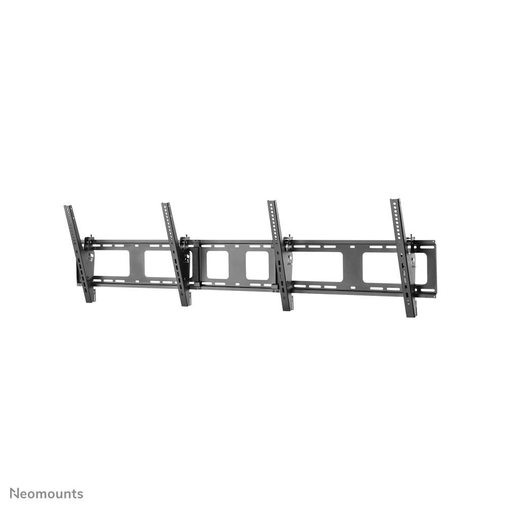 Neomounts NS-WMB200BLACK Menuboard wall mount 2 screens - 40-52" - max 50 kg/screen - VESA 200x200-600x400 - tiltable - black