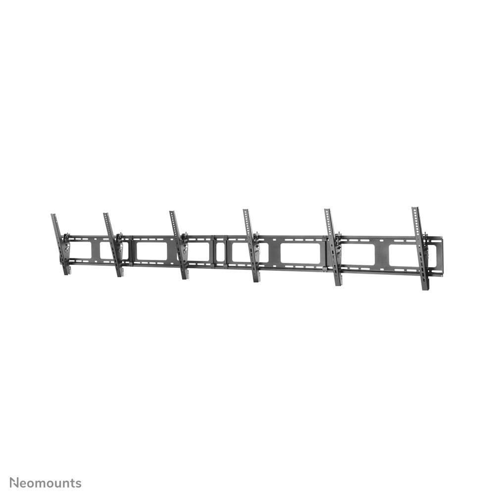 Neomounts NS-WMB300BLACK Menuboard wall mount 3 screens - 40-52" - max 50 kg/screen - VESA 200x200-600x400 - d 7,6 cm - tiltable - black